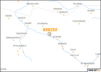 map of Amazer