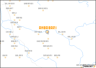 map of Ambābāri
