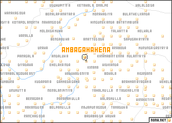 map of Ambagahahena