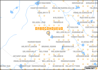 map of Ambagahawewa