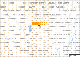 map of Ambagoda