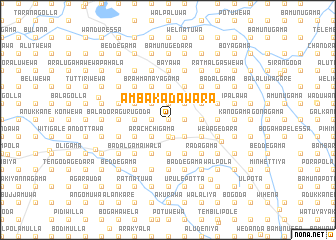 map of Ambakadawara