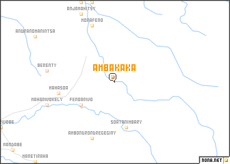 map of Ambakaka