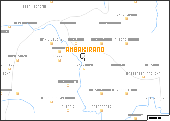 map of Ambakirano