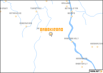 map of Ambakirano