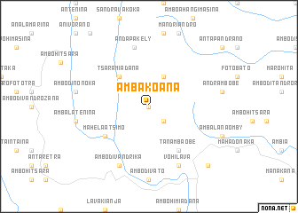 map of Ambakoana