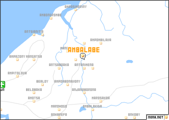 map of Ambalabe