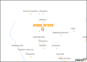 map of Ambalafeno