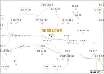 map of Ambalage