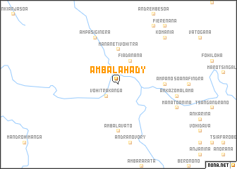 map of Ambalahady