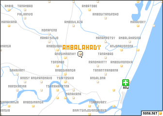 map of Ambalahady