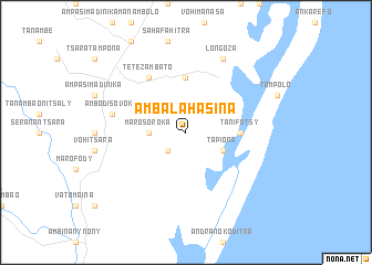 map of Ambalahasina