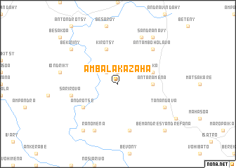 map of Ambalakazaha