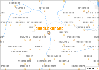 map of Ambalakondro