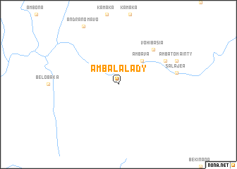 map of Ambalalady