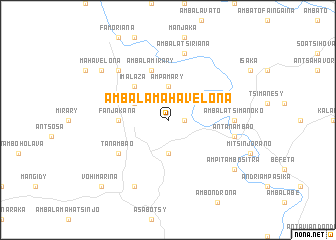 map of Ambalamahavelona