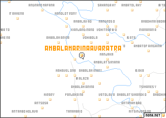 map of Ambalamarina Avaratra