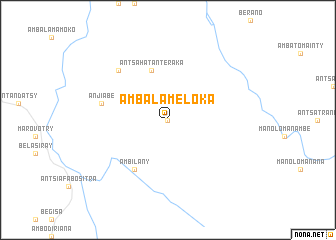 map of Ambalameloka