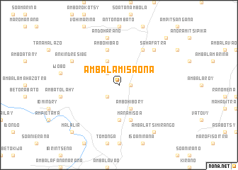 map of Ambalamisaona