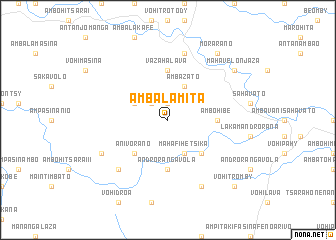 map of Ambalamita