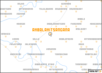 map of Ambalamitsangana