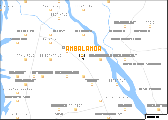 map of Ambalamoa
