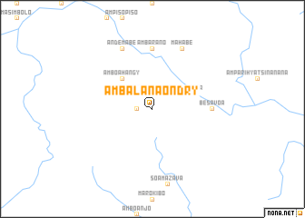 map of Ambalanaondry