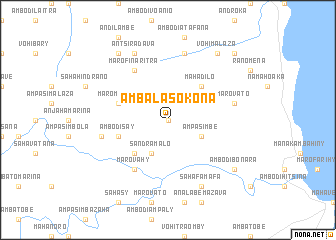 map of Ambalasokona