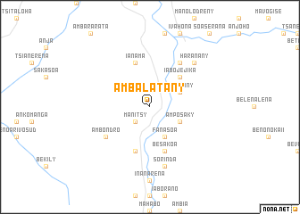 map of Ambalatany