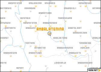 map of Ambalatenina