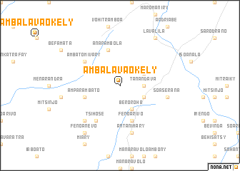 map of Ambalavaokely