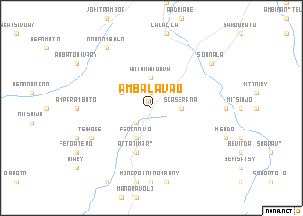 map of Ambalavao