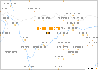 map of Ambalavato