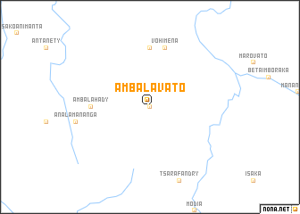 map of Ambalavato