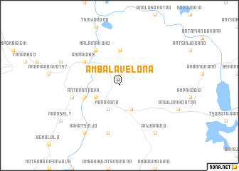 map of Ambalavelona