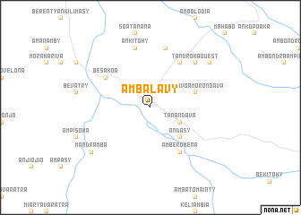 map of Ambalavy