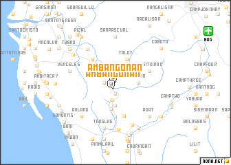 map of Ambangonan