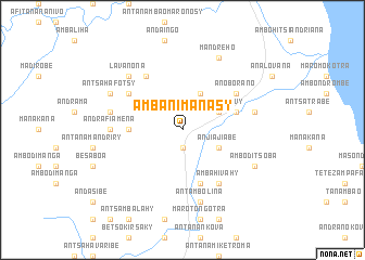 map of Ambanimanasy