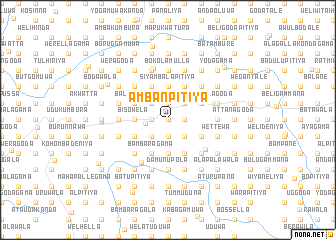 map of Ambanpitiya