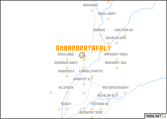 map of Ambararatafaly