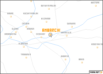 map of Ambarcık