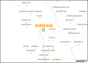 map of Ambariaho