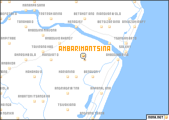 map of Ambarimantsina