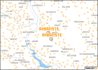 map of Ambarište
