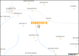 map of Ambarnoye