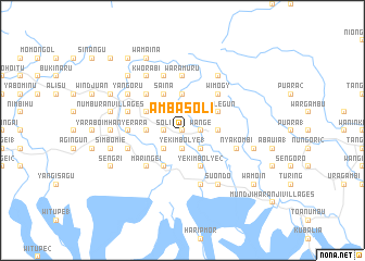 map of Ambasoli