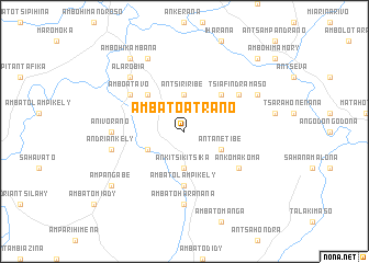 map of Ambatoatrano