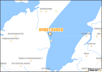 map of Ambatohara
