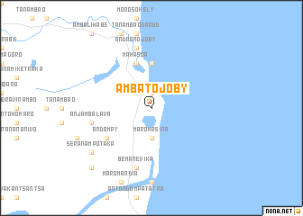 map of Ambatojoby