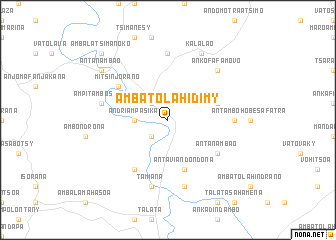 map of Ambatolahidimy